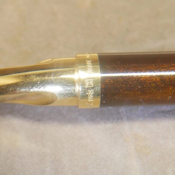 French Luxury Razor ST Dupont Paris Chinese Lacquer Gold Plated in Azzaro Box - Picture 5 of 11